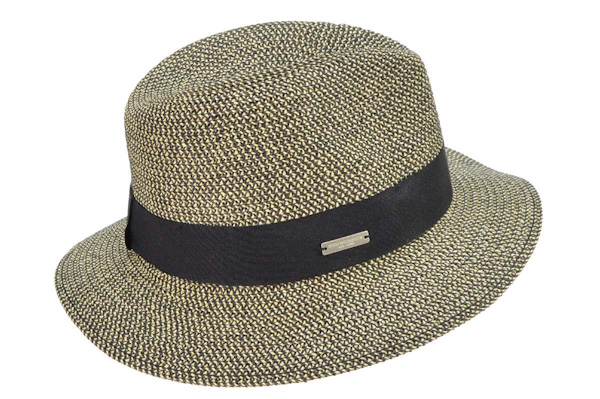 Fedora Hat i Bomuld og strå