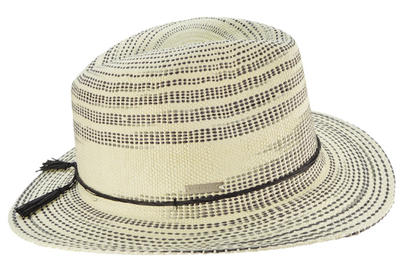 Feminin Fedora hat i sommerblå