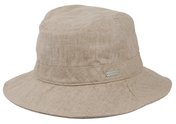 Bucket Hat i Khaki og Sand fra seeberger